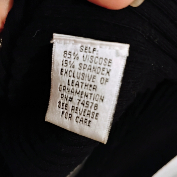 Cache Ribbed Lace Up Sweater Sz M - Picture 4 of 9